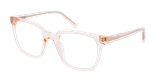 GAFAS GRADUADAS mujer RZERO32 rosa/dorado - vista de frente