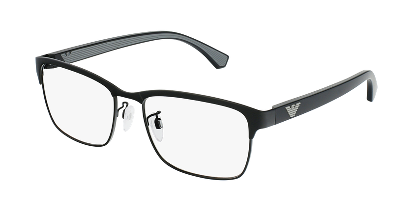 GAFAS GRADUADAS hombre EA 1098 negro/negro - vue de 3/4