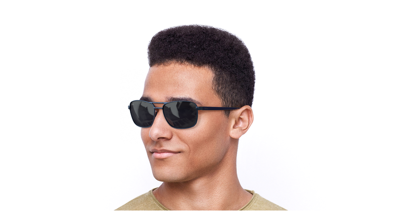 GAFAS DE SOL hombre AMIR azul - vue de 3/4
