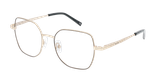 GAFAS GRADUADAS mujer FELICIE dorado/negro - vista de frente