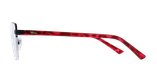 GAFAS GRADUADAS mujer SYLLIA negro - vista de frente
