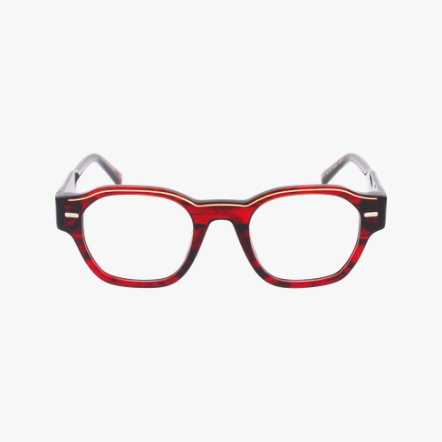 GAFAS GRADUADAS mujer CARACTÈRES FIL D'OR AUTHENTIQUE rojo