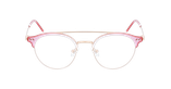 GAFAS GRADUADAS mujer MAGIC 199 rosa/dorado - vista de frente