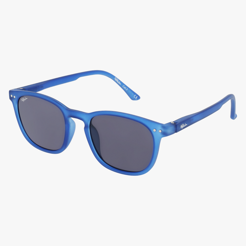 GAFAS DE SOL niños VALME azul/azul oscuro mate - vista de frente