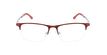 GAFAS GRADUADAS hombre MAGIC 128 CARBONE rojo/negro - vista de frente