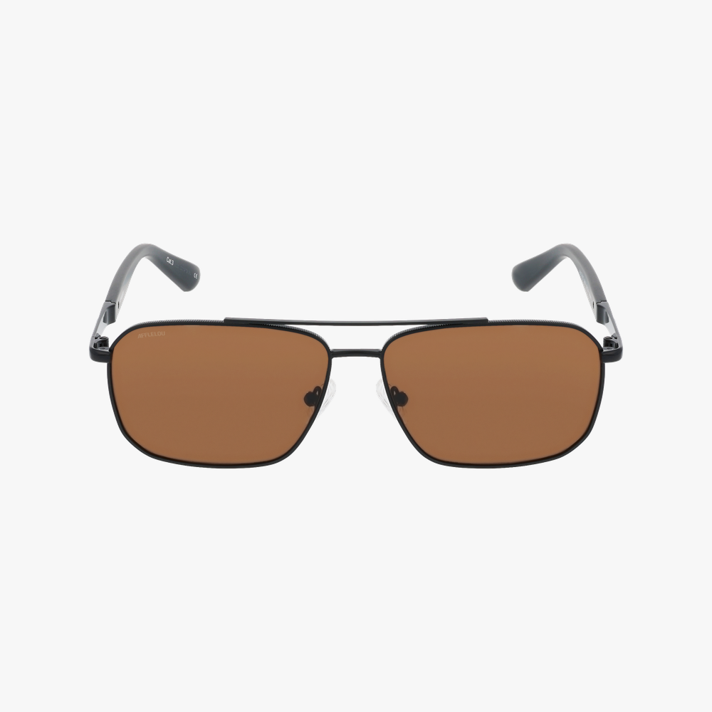 GAFAS DE SOL hombre TAVIO negro - vista de frente