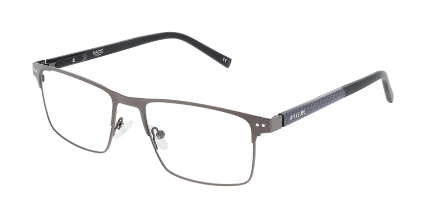 GAFAS GRADUADAS hombre MAGIC338 negro/gris - vista de frente
