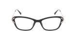 GAFAS GRADUADAS mujer ELISE negro - vista de frente