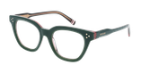 GAFAS GRADUADAS mujer CARACTÈRES ARTISTE verde - vista de frente