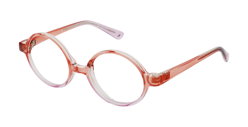 GAFAS GRADUADAS niños RZERO19 rosa - vista de frente