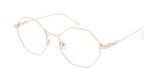 GAFAS GRADUADAS mujer MAGIC232 rosa/dorado - vista de frente