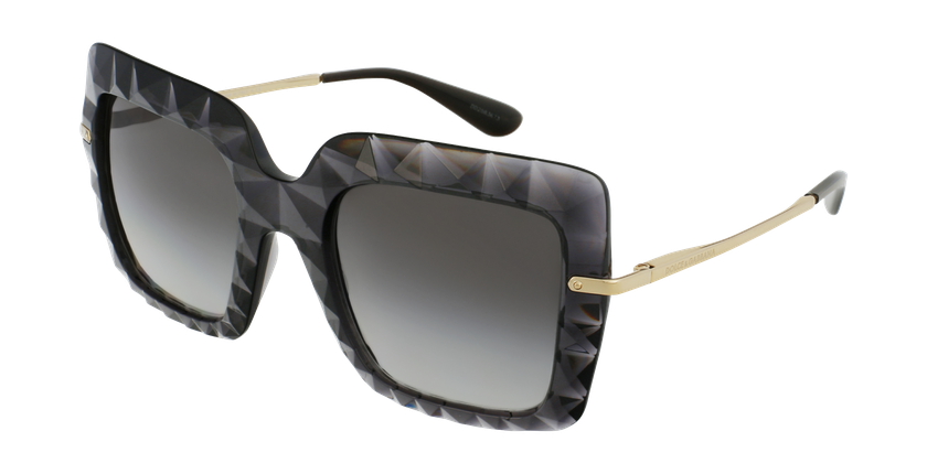 GAFAS DE SOL mujer 0DG6111 gris/dorado - vue de 3/4