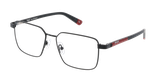 GAFAS GRADUADAS hombre FERDINAND negro/rojo - vista de frente