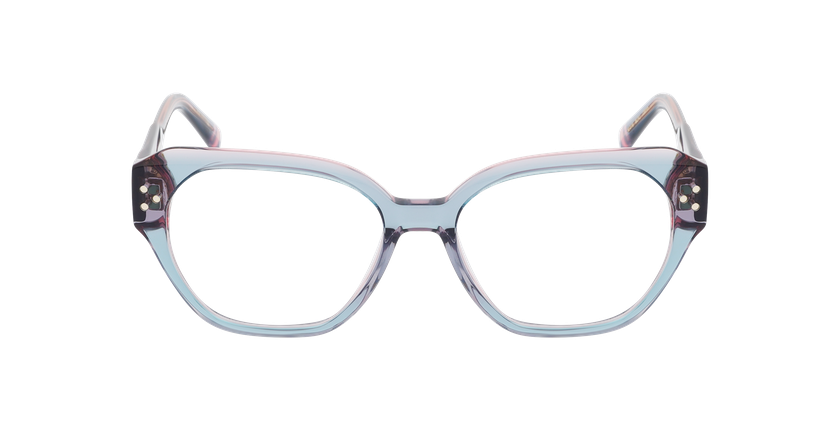 GAFAS GRADUADAS mujer CARACTÈRES RAFFINÉE azul/morado - vista de frente