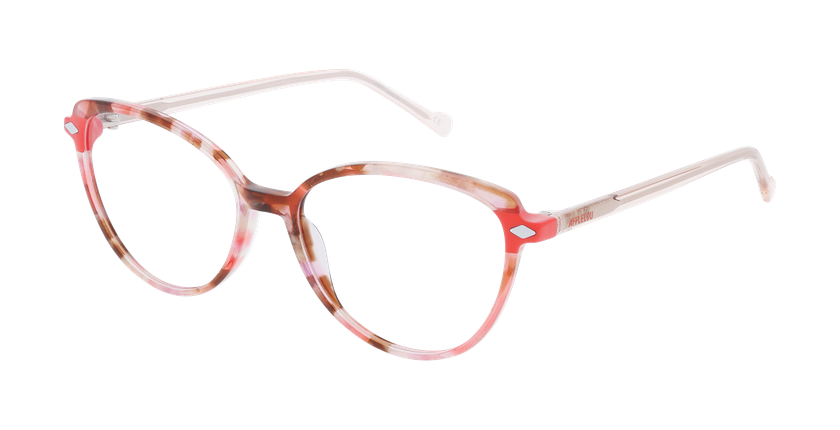 GAFAS GRADUADAS mujer MAGIC280 carey/rojo - vista de frente