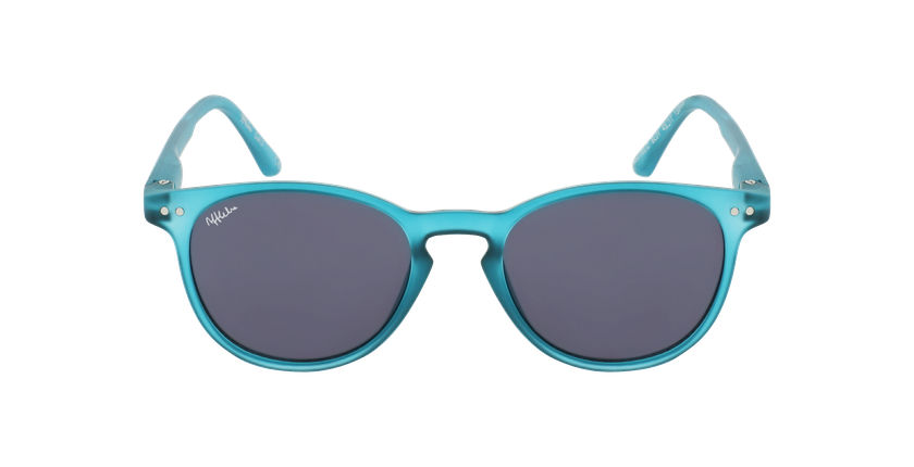 GAFAS DE SOL niños FELIZ azul/azul oscuro mate - vista de frente