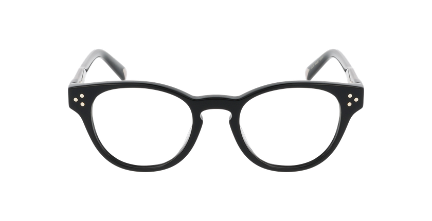 GAFAS GRADUADAS mujer PIPLETTE negro/dorado - vista de frente