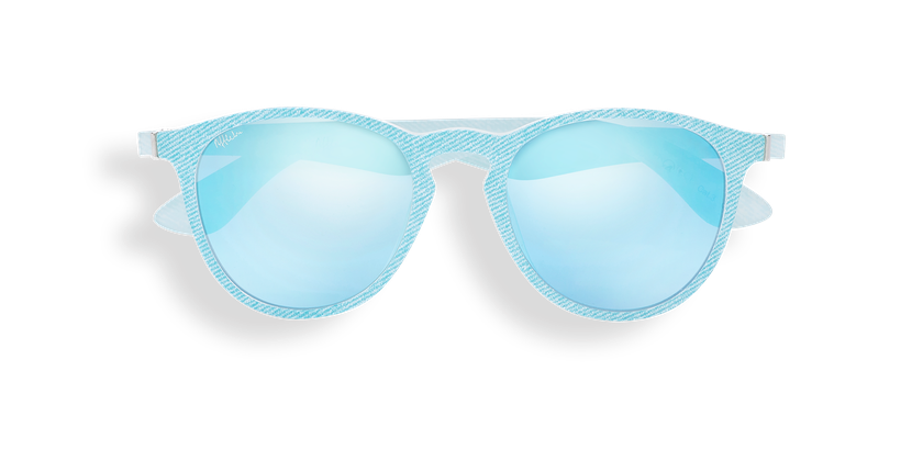 GAFAS DE SOL mujer VARESE POLARIZED azul/blanco - vista de frente