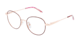 GAFAS GRADUADAS niños ADDISON morado/dorado - vista de frente