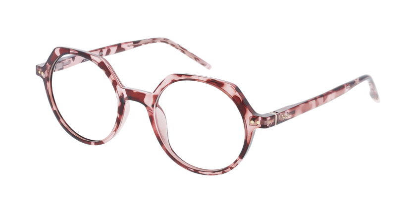 GAFAS GRADUADAS niños VERA carey/rosa - vista de frente