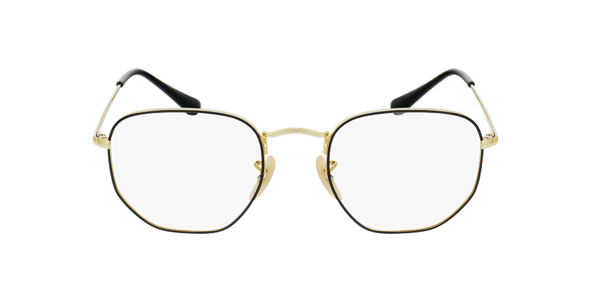GAFAS GRADUADAS 0RX6448 negro/dorado - vista de frente