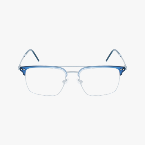 GAFAS GRADUADAS hombre MAGIC 202 azul/plateado vista de frente