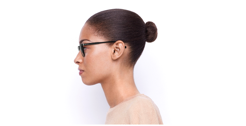 GAFAS GRADUADAS BACH negro - vista de lado