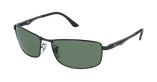 GAFAS DE SOL hombre 0RB3498 negro - vue de 3/4