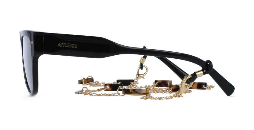 GAFAS GRADUADAS mujer AUDACIEUSE negro - vista de frente