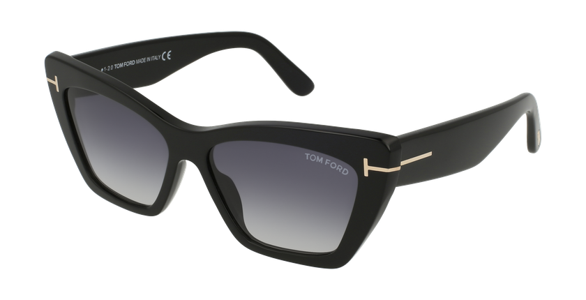 GAFAS DE SOL mujer WYATT negro - vista de frente