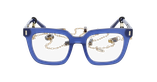 GAFAS GRADUADAS mujer CARACTÈRES RÊVEUSE azul/morado - vista de frente