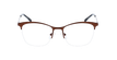 GAFAS GRADUADAS mujer MAGIC 115 marrón - vista de frente