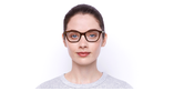 GAFAS GRADUADAS mujer MAGIC 197 carey - vista de frente