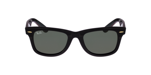 GAFAS DE SOL WAYFARER negro vista de frente