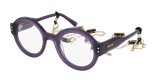 GAFAS GRADUADAS mujer CARACTÈRES PERSPICACE morado - vista de frente
