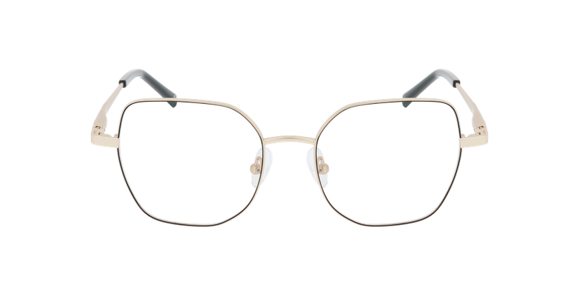 GAFAS GRADUADAS mujer FELICIE dorado/negro - vista de frente