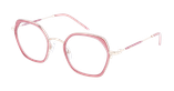 GAFAS GRADUADAS mujer MAGIC221 rosa/dorado - vista de frente