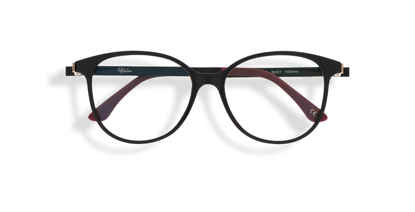 GAFAS GRADUADAS mujer MAGIC 29 negro/negro brillante - vista de frente