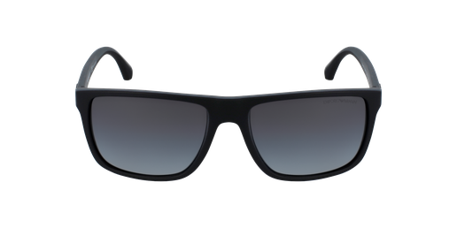 GAFAS DE SOL hombre 0EA4033 negro/gris vista de frente