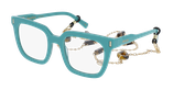 GAFAS GRADUADAS mujer CARACTÈRES RÊVEUSE verde - vista de frente