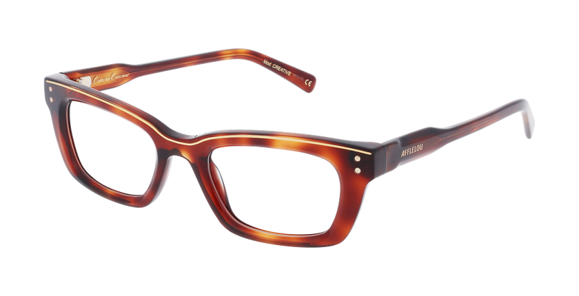 GAFAS GRADUADAS mujer CARACTÈRES FIL D'OR CRÉATIVE carey - vista de frente