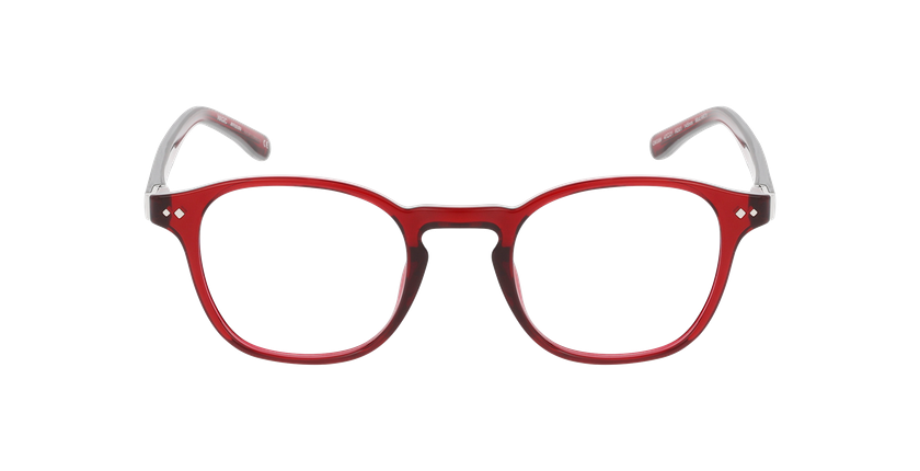 GAFAS GRADUADAS hombre ARTY rojo - vista de frente