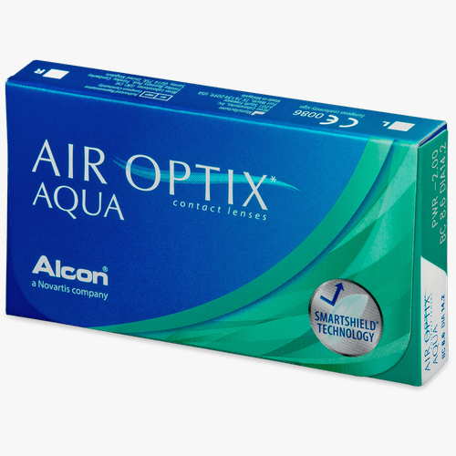 Lentillas AIR OPTIX AQUA ESFÉRICA - 3L - vista de frente