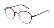 GAFAS GRADUADAS hombre MAGIC 155 negro/rojo - vista de frente