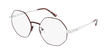GAFAS GRADUADAS mujer MAGIC BABETH rojo/blanco - vista de frente