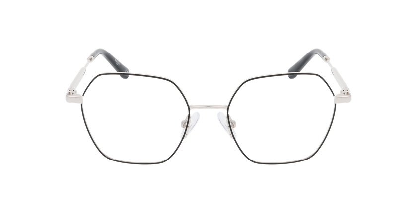 GAFAS GRADUADAS mujer MAGIC317 negro/plateado - vista de frente