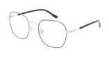 GAFAS GRADUADAS mujer MAGIC319 negro/dorado - vista de frente