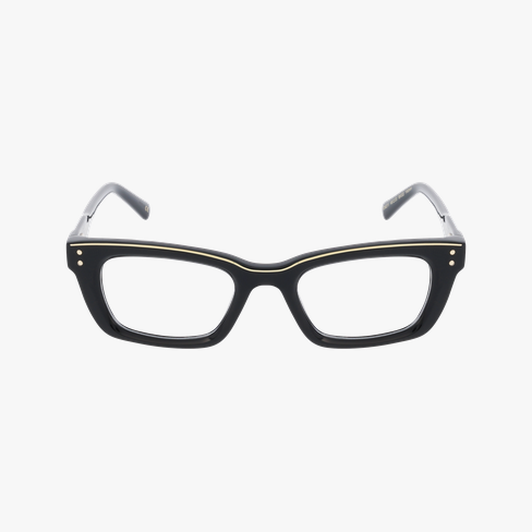 GAFAS GRADUADAS mujer CARACTÈRES FIL D'OR CRÉATIVE negro/dorado