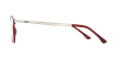 GAFAS GRADUADAS mujer MAGIC 97 rojo/dorado - vista de lado