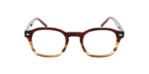 GAFAS GRADUADAS hombre MAGIC 162 carey rojovista de frente